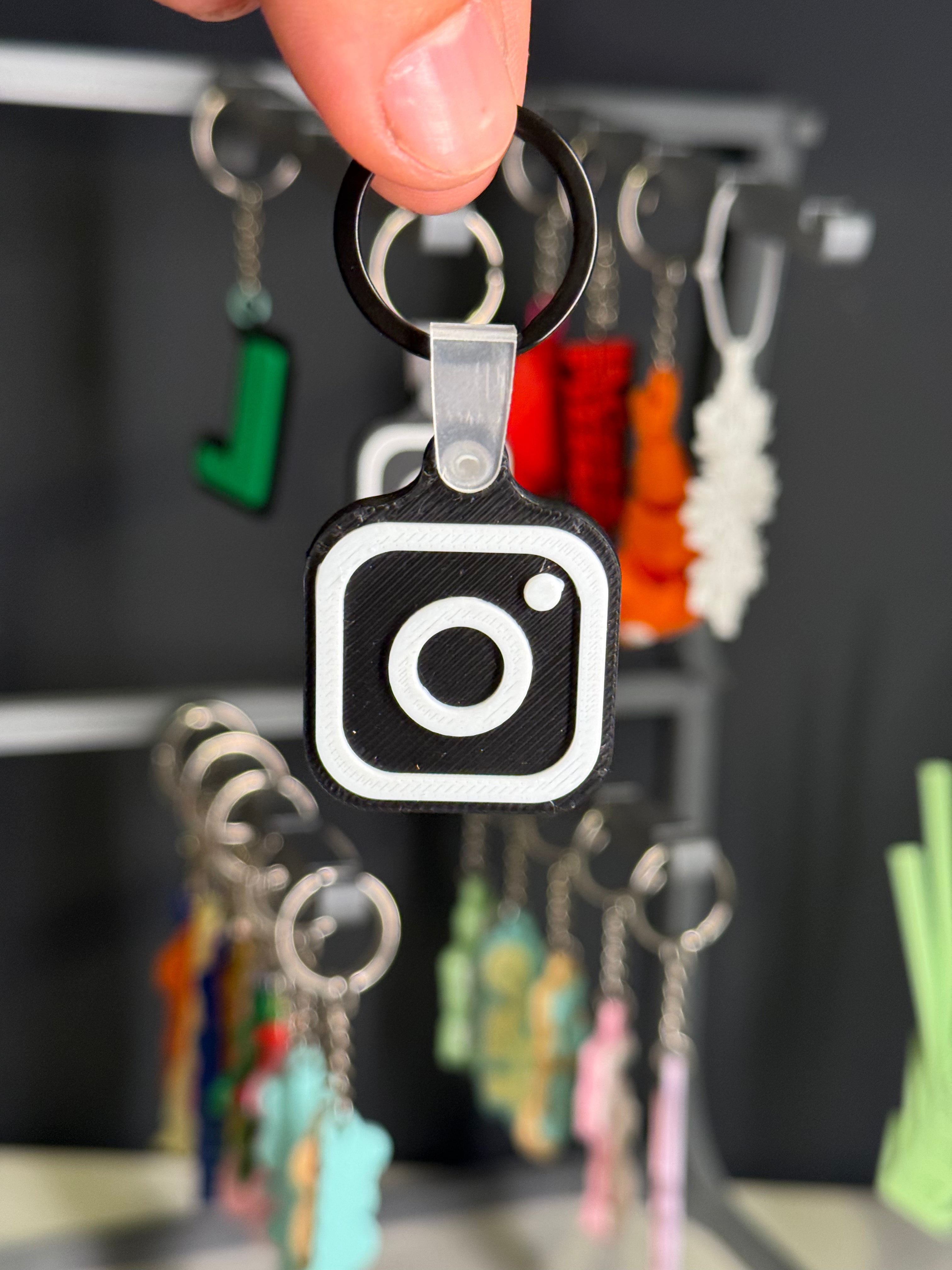 Instagram NFC keychain